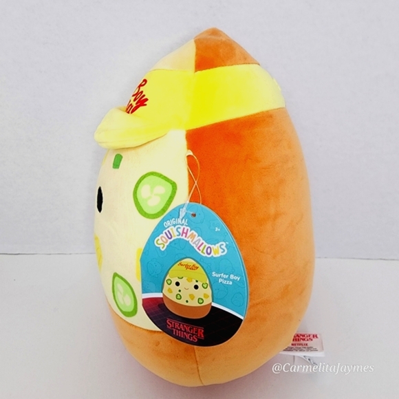 SURFER BOY PIZZA 🍕 Stranger Things Character Netflix Original Squishmallow NWT - Picture 2 of 8